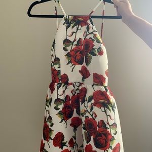 Floral mini dress